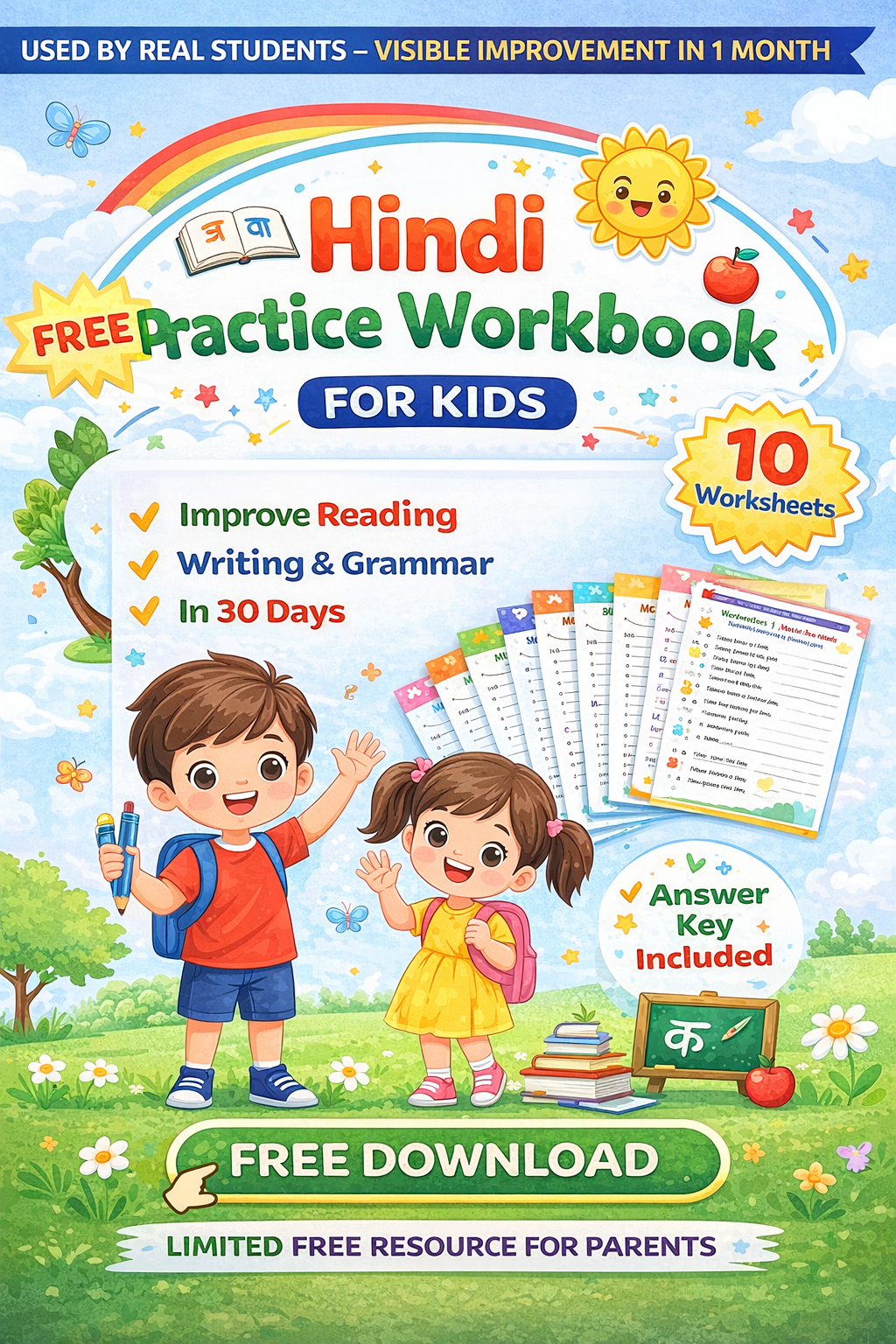 Hindi Practice Workbook for Kids